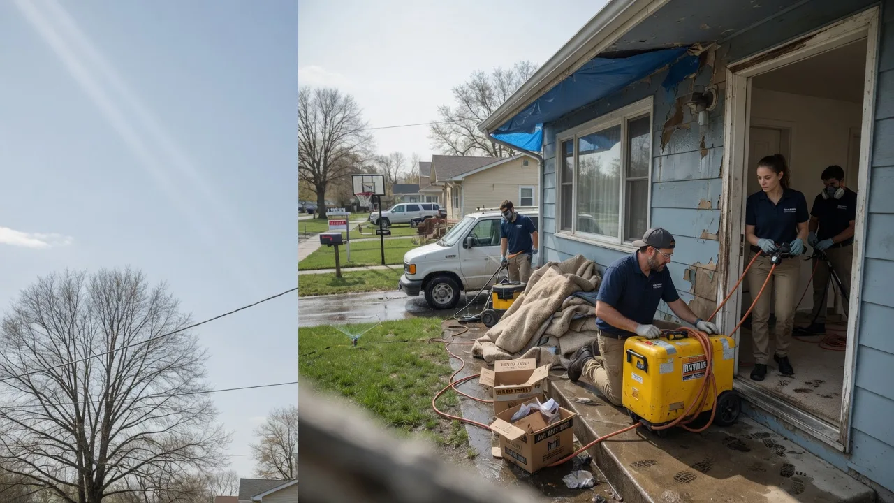 Basement Flood Cleanup in Arcanum, OH near me